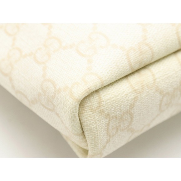 Gucci GG Supreme GG Plus Shoulder Bag Leather Ivory White - Picture 3 of 9